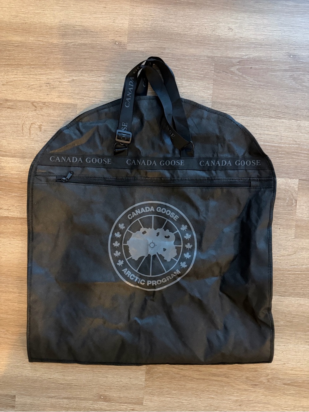 Canada Goose Black Travel Garment Bag with Logo